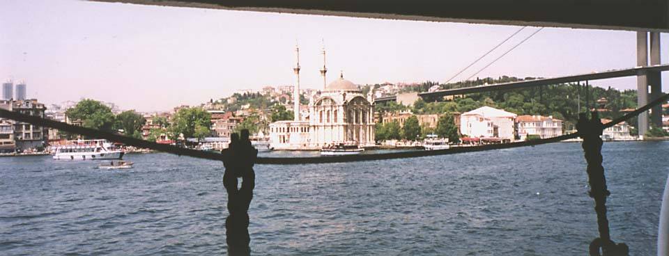 Ortaköy seen from the Bosphorus